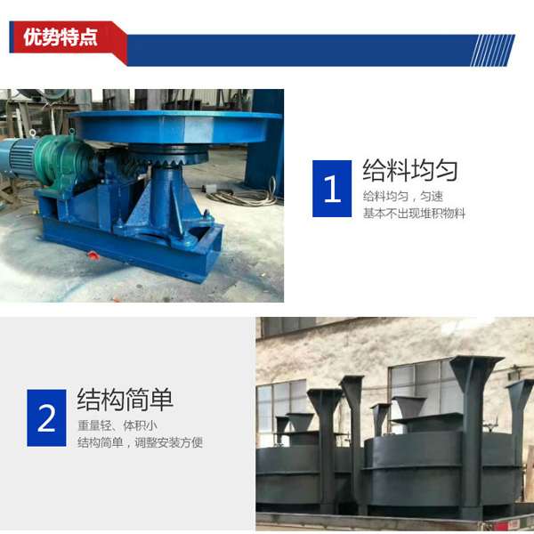 圓柱蝸桿傳動圓盤給料機 圓柱蝸桿傳動圓盤給料機